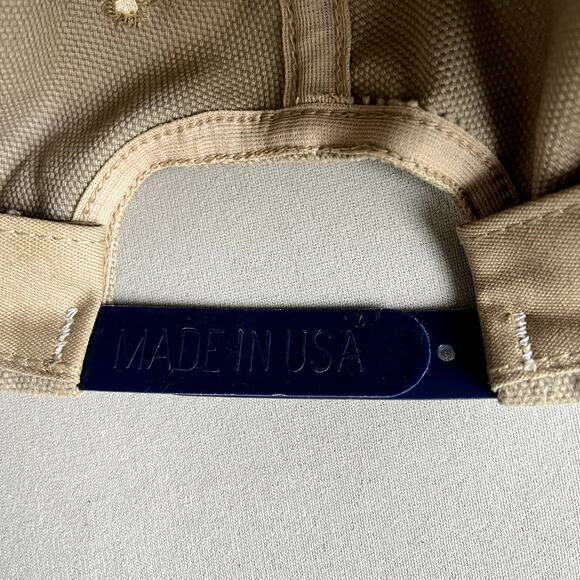 Vintage Cars Hat Cap Snapback Tan Canvas ACDelco Mechanic Auto Shop Adjustable - Picture 7 of 9